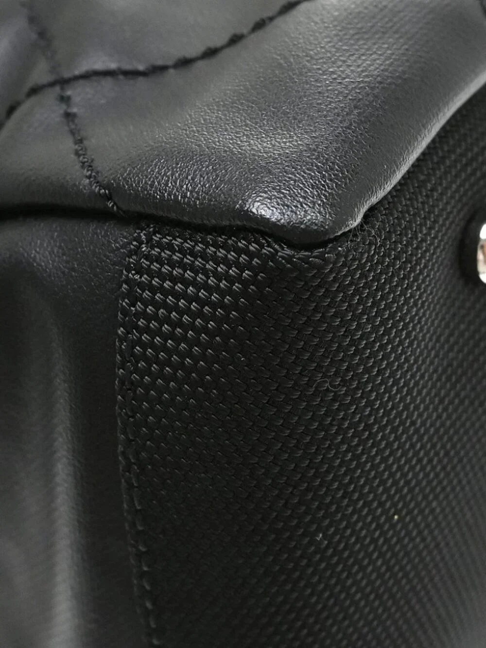 Chanel Black Coated Canvas Paris-Biarritz MM Tote Handbag